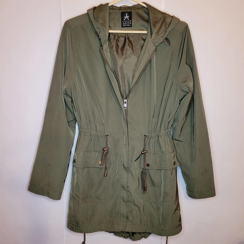 Atmosphere army green Anorak utility jacket